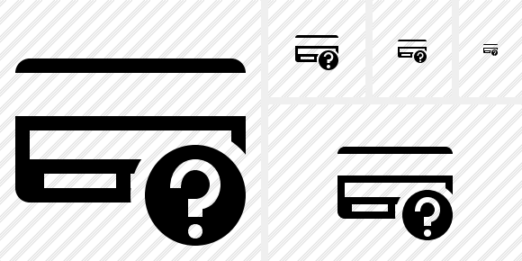 Credit Card Help Icon Credit Card Help Icon