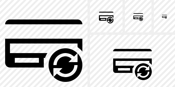 Credit Card Refresh Icon Credit Card Refresh Icon