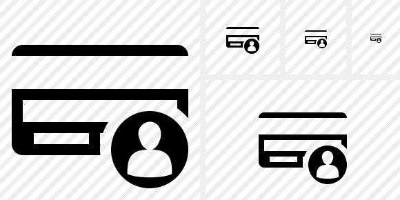 Credit Card User Icon Credit Card User Icon