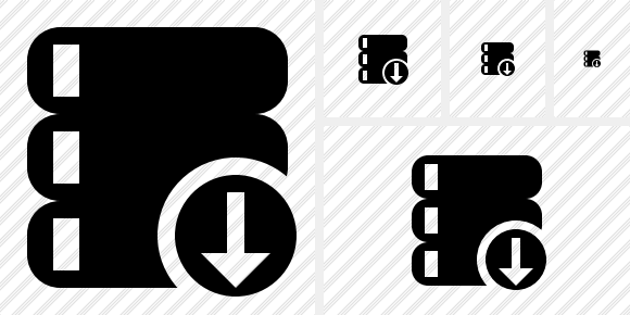 Database Download Icon Database Download Icon