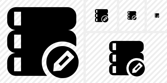 Database Edit Icon Database Edit Icon