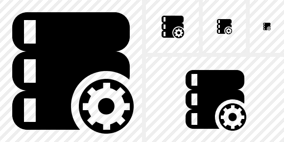 Database Settings Icon Database Settings Icon