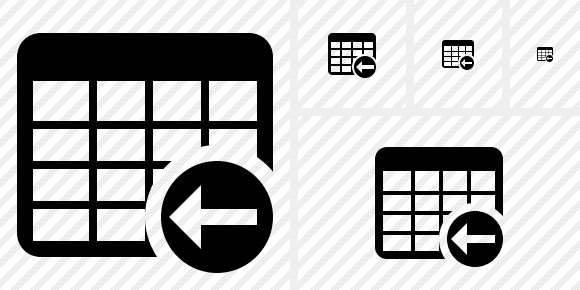 Icono Database Table Previous