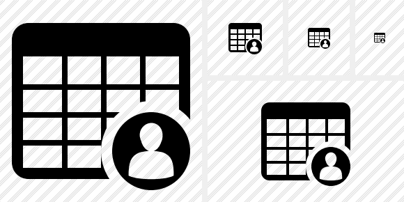 Database Table User Symbol