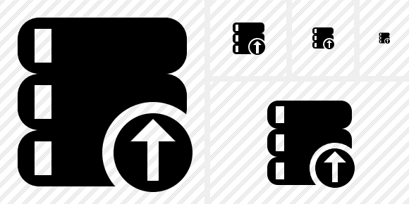 Database Upload Icon Database Upload Icon