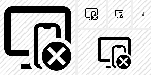 Devices Cancel Symbol