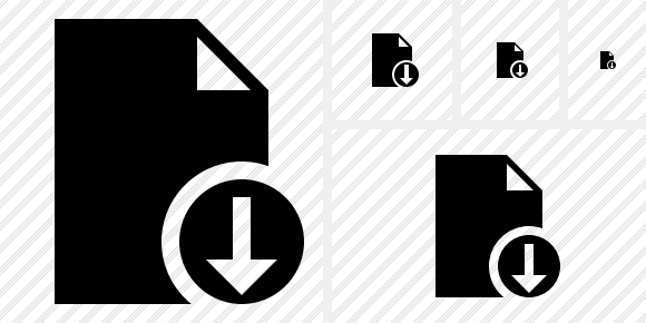 Document Blank Download Symbol