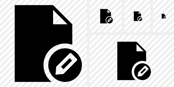 Icona Document Blank Modifica Icona Document Blank Modifica