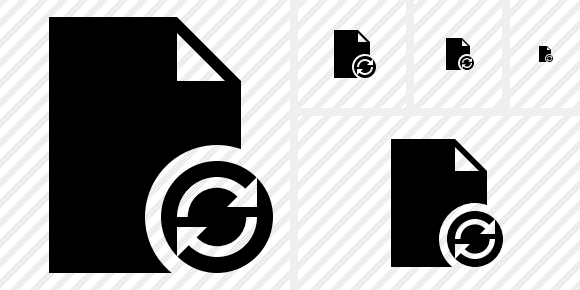 Icona Document Blank Refresh Icona Document Blank Refresh