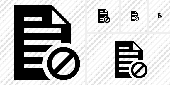 Document Block Icon Document Block Icon
