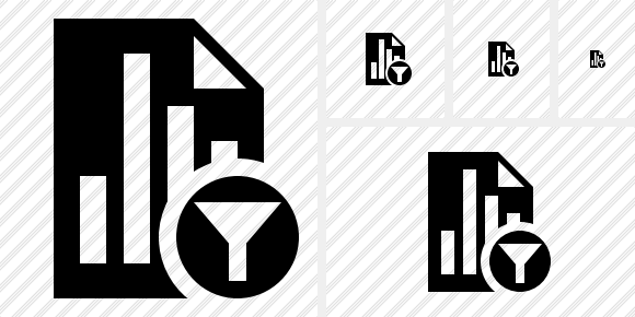 Document Chart Filter Symbol