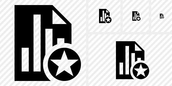 Document Chart Star Icon