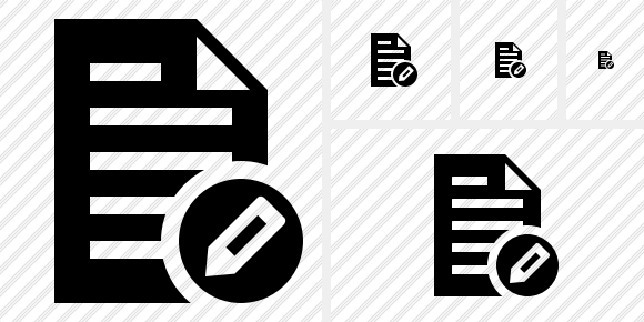 Document Edit Icon Document Edit Icon