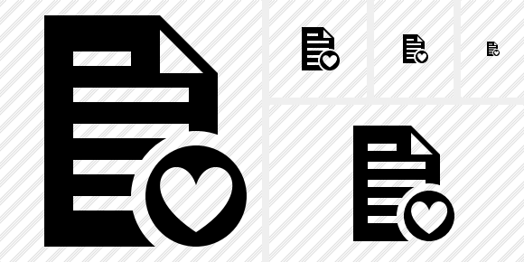 Document Favorites Icon Document Favorites Icon