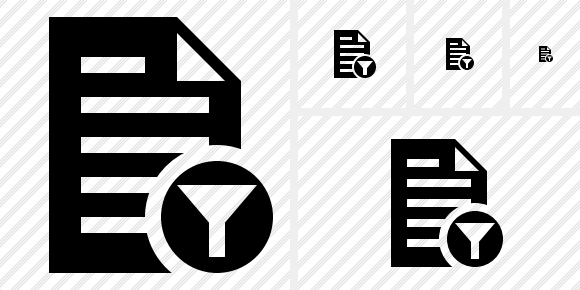 Document Filter Icon Document Filter Icon