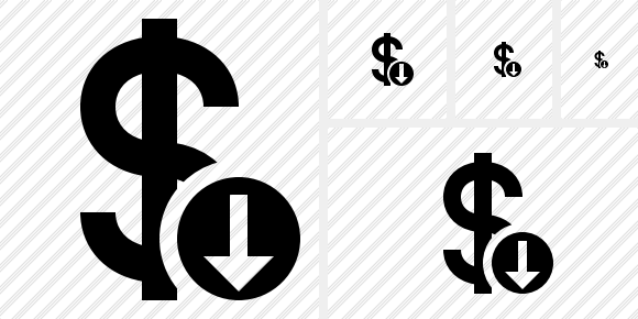 Dollar Download Symbol