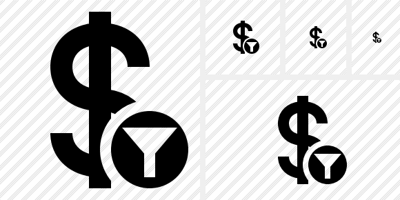 Dollar Filter Symbol