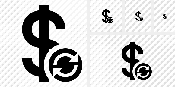 Icona Dollaro Refresh Icona Dollaro Refresh