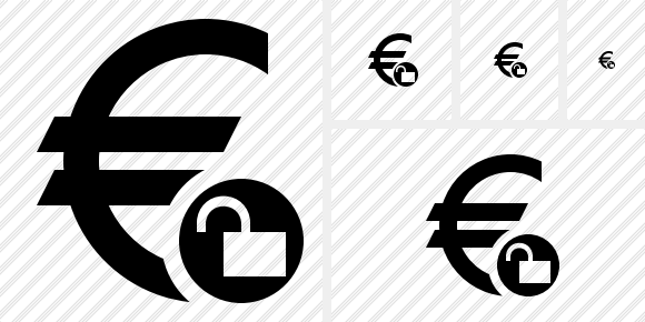 Icona Euro Sblocco Icona Euro Sblocco
