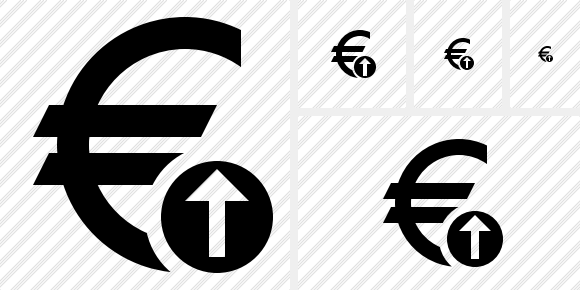 Euro Upload Icon