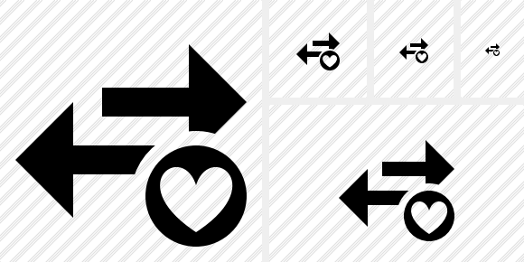 Exchange Horizontal Favorites Icon Exchange Horizontal Favorites Icon
