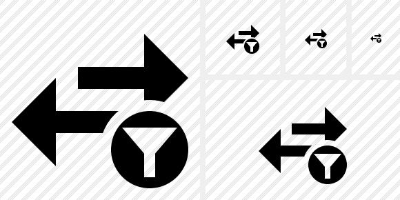 Exchange Horizontal Filter Symbol