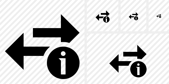 Exchange Horizontal Information Icon Exchange Horizontal Information Icon