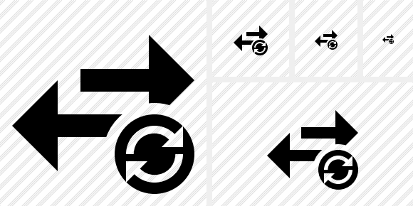 Exchange Horizontal Refresh Symbol
