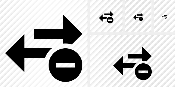 Icône Exchange Horizontal Stop