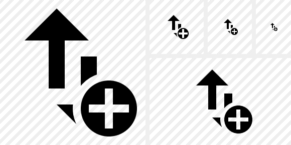 Exchange Vertical Add Icon Exchange Vertical Add Icon