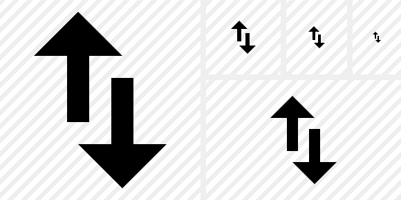 Exchange Vertical Icon Exchange Vertical Icon