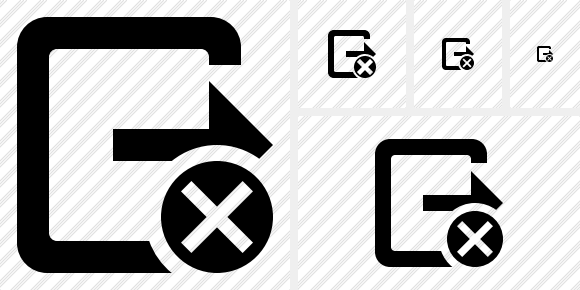 Exit Cancel Symbol