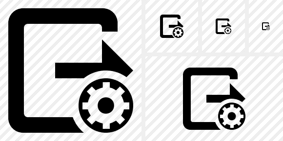 Exit Settings Symbol