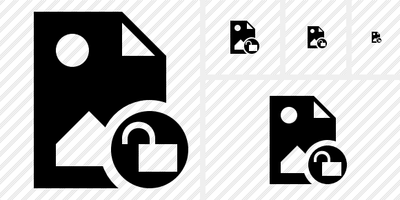 File Image Unlock Icon File Image Unlock Icon