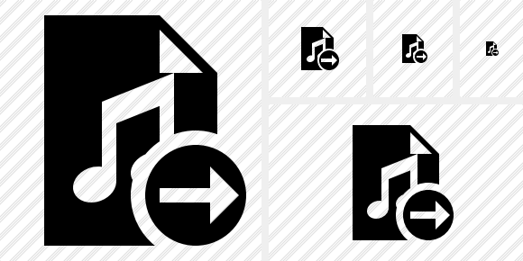 File Music Next Icon File Music Next Icon