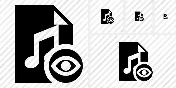 File Music View Icon File Music View Icon