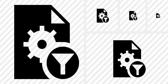Icono File Settings Filter