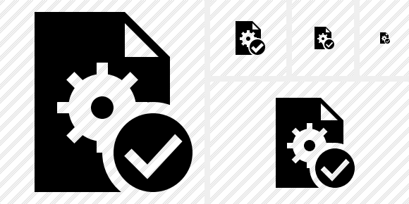 File Settings Ok Symbol