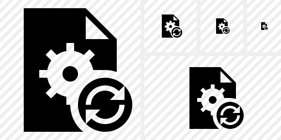 File Settings Refresh Symbol