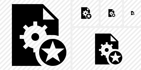 File Settings Star Symbol