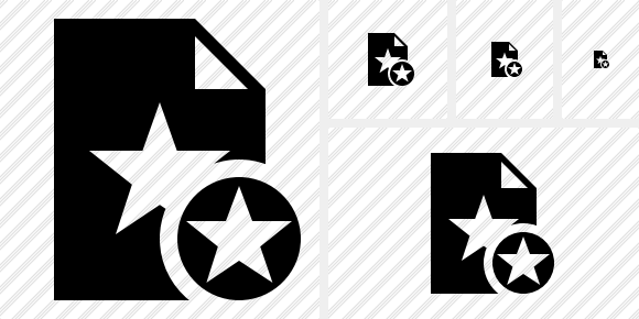 File Star Star Icon