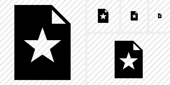 File Star Icon