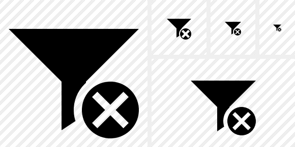 Filter Cancel Symbol
