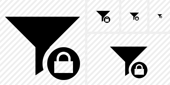 Filter Lock Symbol