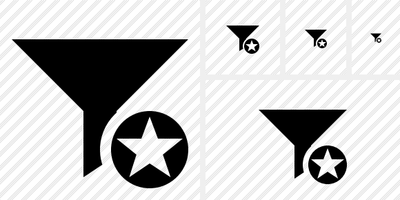 Filter Star Symbol