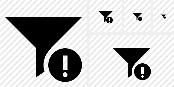 Filter Warning Symbol