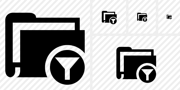 Folder Documents Filter Symbol