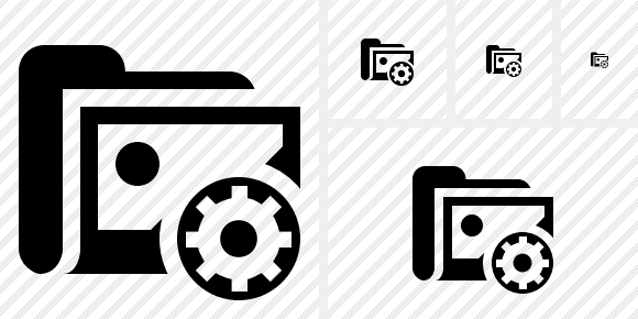Folder Gallery Settings Symbol