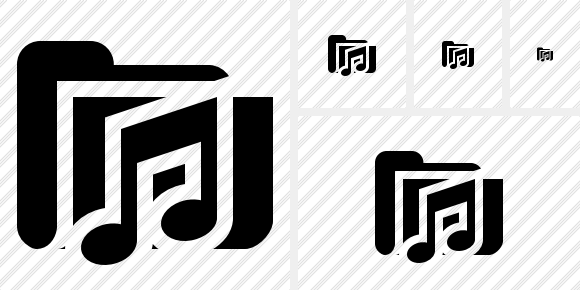 Folder Music Icon Folder Music Icon