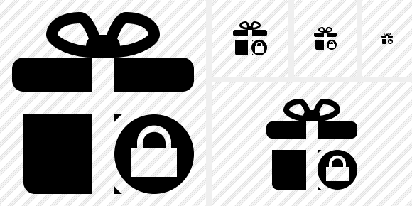 Gift Lock Symbol